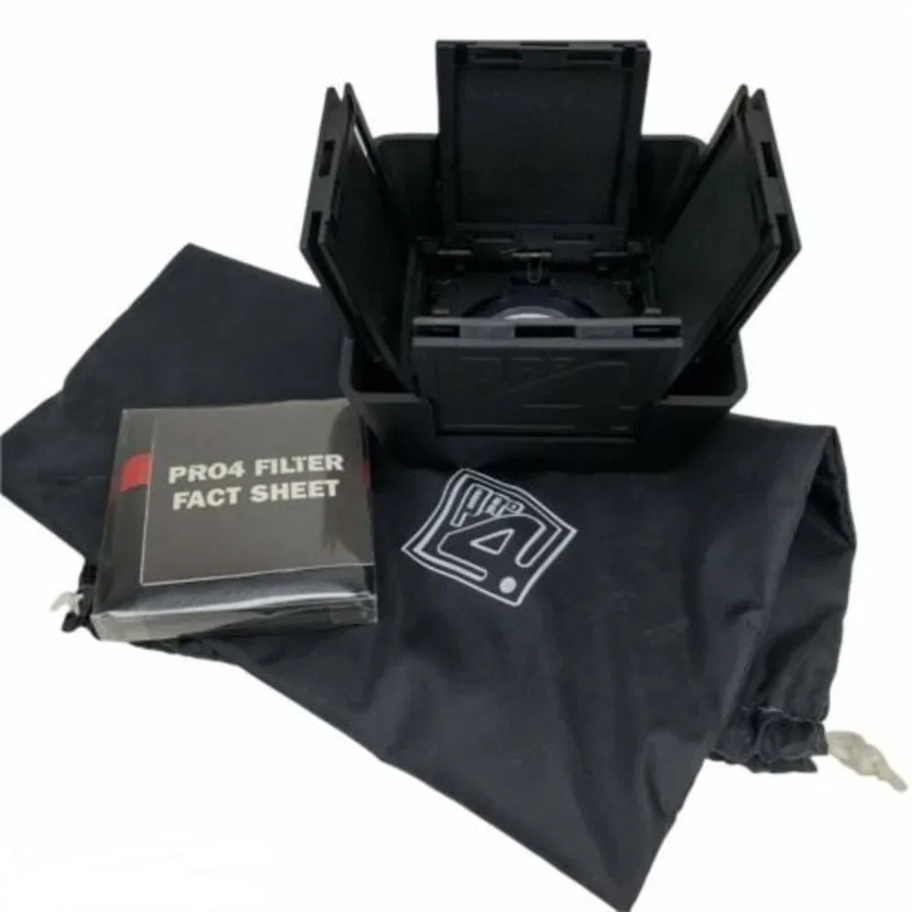PRO4 Filter Lens Hood Filter Kit & 2 Square Filters C.V. Low Key & Hi Key OB. UK